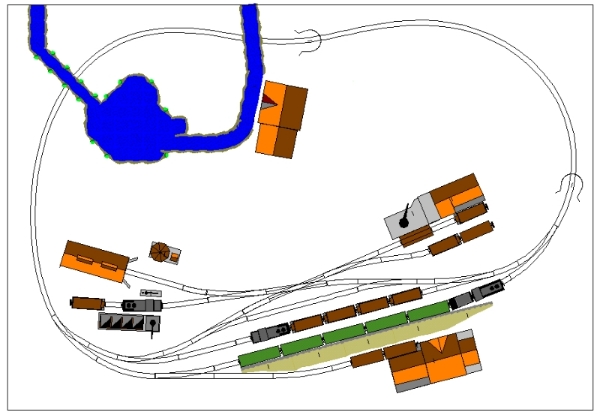 Gleisplan Mini-Anlage